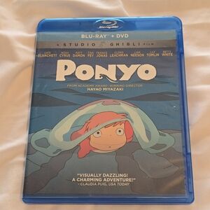 Ponyo Dvd+ Bluray Movie Set